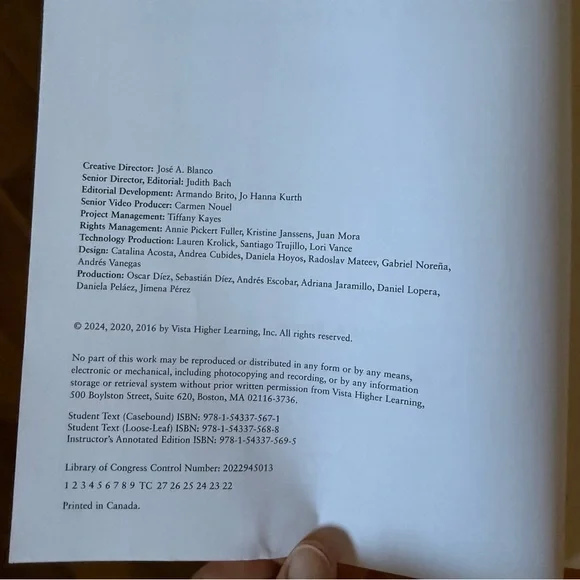 Spanish Language Introduction Book - Blue Cover - Picture 4 of 5